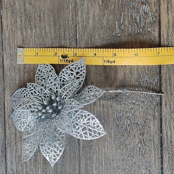 New Christmas Flower Decor SET of 24 - Picture 3 of 4